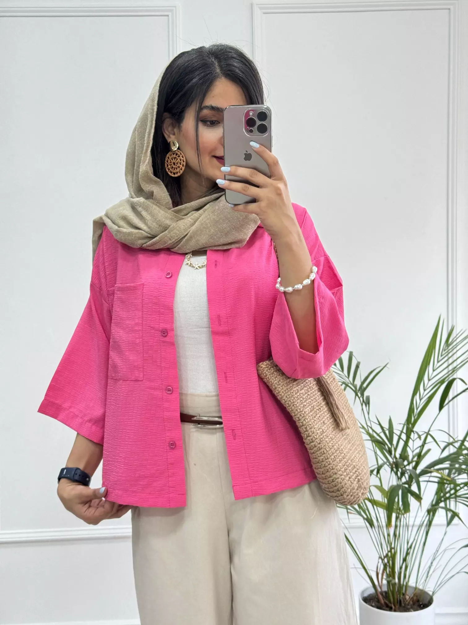 مانتو شومیزی باکسی آبنباتی